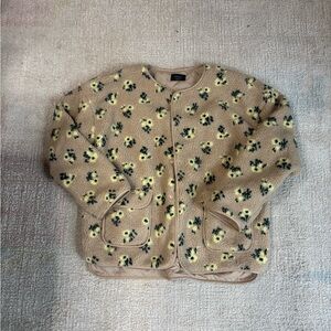 Vici Tan and Black Floral Jacket